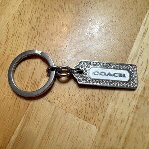 COACH Vintage LOZ Pave Keychain FOB Purse Charm Tag-Style #8865